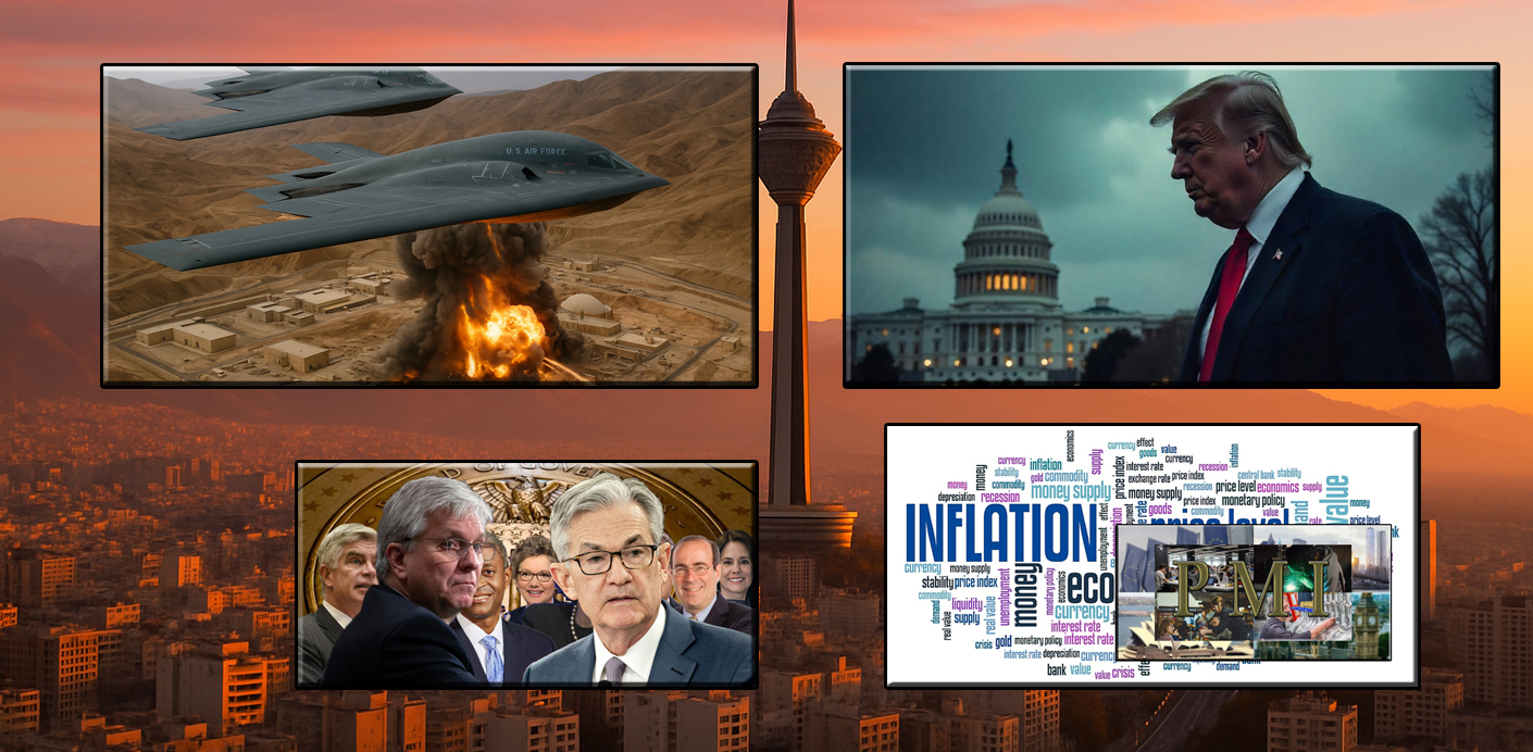 A semana que começa Médio Oriente, PMIs e Jerome Powell